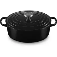 Le Creuset Signature ovale braadpan 4,1 L Zwart