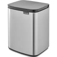 Brabantia Bo afvalemmer 7 l Matgeborsteld staal