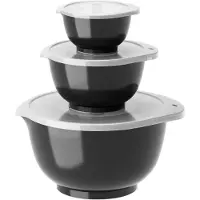 Mepal Margrethe kommenset 3-pack Zwart