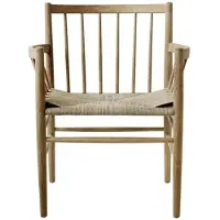 FDB Møbler J81 Fauteuil Gelakt - Stoelen Eiken Lacquered Oak - J81S30011302