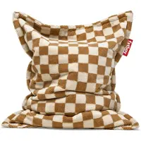 Fatboy Original Slim Teddy Chess Zitzak Almond - Zitzakken & poefs Polyester Creme - 106705