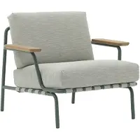 Muuto Settle Lounge Stoel Ribbed Weave 2| Dark Green