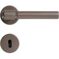 Beslag Design Helix 200 Plain Door Handle - Knoppen en deurgrepen Aluminium Dark Bronze - 752017-41