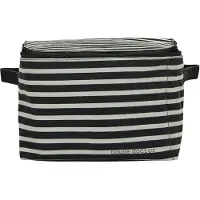 House Doctor Canva Opslag Zwart/wit - Dozen en kisten Katoen Black - 205720011