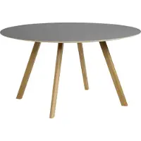 HAY Tafel CPH25 Water-Based Lacquered Oak Frame Grey 140 x H74 cm