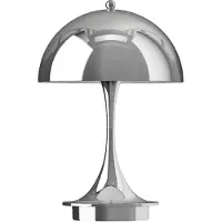 Louis Poulsen Panthella 160 Portable v3 tafellamp Chrome