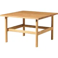 FDB Møbler D33 salontafel 80x80 cm Massief eiken geolied
