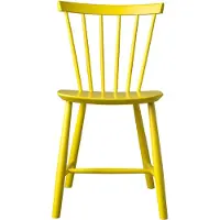FDB Møbler J46 Stoel Geel - Stoelen Beuken Yellow - J46S311112