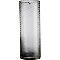Aida Raw Unique Swirl Karaf 1,3 l Rookgrijs - Waterkaraffen & waterkannen Glas Smoke - 14574