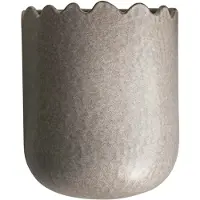 DBKD Flowery Wandpot 19 Cm - Bloempotten Keramiek Beige - 20240804BE