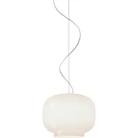 Foscarini Chouchin Bianco 1 Hanglamp - Hanglampen Mondgeblazen Glas White - FN210071E_11