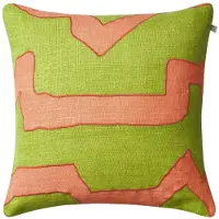 Chhatwal & Jonsson Sikkim kussenhoes 50x50 cm Rose-lime