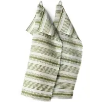 Axlings Gästabud Towel Linen 50x70 Cm 2-pack - Keukenhanddoeken Linnen Green - 2024-05