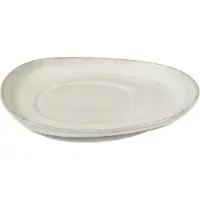 Serax Out Of Lines Schotel Voor Een Koffiekop - Koffie- & theeschotels Steengoed White - B3624020-005