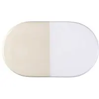 Bergs Potter Nuna Dienblad 34 Cm / Mineral White - Dienbladen Steengoed Sandstone - NUCSSMW34