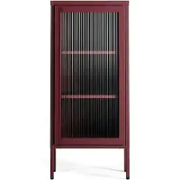 Department Store Kast 50x110 Cm - Kasten en vitrinekasten Glas Bordeaux - 16003061
