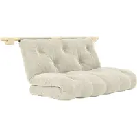 Karup Hooked Mattras Met Fittingen 135x200 Cm Raw / - Bedden Katoen Ivory - 112410051013500