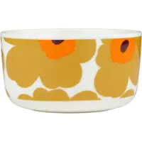 Marimekko Unikko schaal 5 dl White-caramel-warm orange