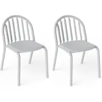 Fatboy Fred's Stoel Pak Van 2 Lichtgrijs - Tuinstoelen Aluminium Light Grey - 106490