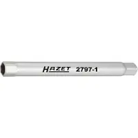 Hazet Bumperbuis dopsleutel 2797-1 · 1/4 inch (6,3 mm) vierkant hol · Buiten-zeskant-profiel · SW 10 mm