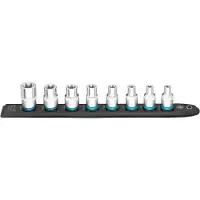 Hazet SmartRail · Flexibele kunststof opsteekstrip 900E-SR/8 · 1/2 inch (12,5 mm) vierkant hol · Buiten-TORX-profiel · 8-delig · E10 · E11 · E12 · E14 · E16 · E18 · E20 · E24