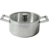 Vargen & Thor Glima Braadpan 4 L - Bloempotten Roestvrijstaal Steel - 60234396