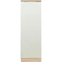 Form & Refine Rim Wandspiegel 35x105 Cm Wit Geolied Eiken - Wandspiegels Spiegelglas White Oak - 2411