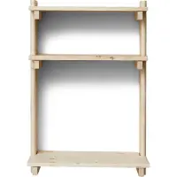 Form & Refine Beam wandplank met bureau Dennenbos
