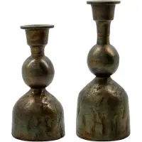 House Doctor Cast Kaarshouder Antiek Messing - Kandelaars Aluminium Antique Brass - 900000518