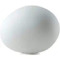 Foscarini Design tafellamp Gregg grande, dimbaar, wit / opaal, Woon-/ Eetkamer, Glas, Design, tafellamp