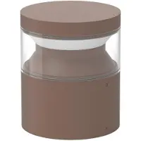 Ideal Lux Sokkellamp buiten Boeing, bruin / roest, metaal, LED buitenlamp