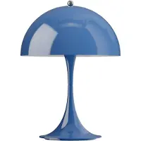 Louis Poulsen Tafellampe , Panthella 250, dimbare, Blauw, Woonkamer, Kunststof, Modern