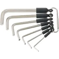 Hazet Set met haakse schroevendraaiers 2100/7R · Binnen-zeskant-profiel · 7-delig · 2 · 2,5 · 3 · 4 · 5 · 6 · 8