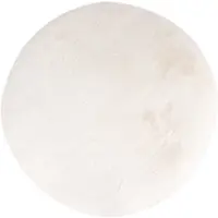 Muratap Heaven fluffy soft vloerkleed hoogpolig effen tapijt - 120 cm rond