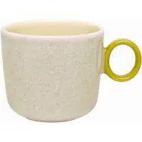Iittala Play mok gestippeld 35 cl ivoor-olijf