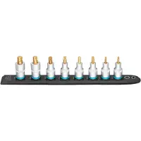 Hazet SmartRail · Flexibele kunststof opsteekstrip 992T-SR/8 · 1/2 inch (12,5 mm) vierkant hol · Binnen-TORX-profiel · 8-delig · T20 · T25 · T30 · T40 · T45 · T50 · T55 · T60