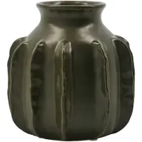House Doctor Cactus Vaas Donkergroen - Vazen Steengoed Dark Green - 900000012