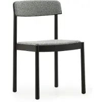 Normann Copenhagen Timb stoel Black ash-Hallingdal 166