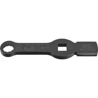Hazet Ring-slagsleutel · met 2 slagvakken 2872SZ-24 · 3/4 inch (20 mm) vierkant hol · Buitentwaalfkant profiel · SW 24 mm
