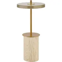 UMAGE Buitenverlichting , Asteria MOVE MINI, dimbare, Beige, Woonkamer, Marmer, Designer