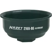 Hazet Oliefitersleutel 2169-86 · 1/2 inch (12,5 mm) vierkant hol · Ribbelprofiel · SW 86 mm