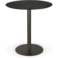 Ethnicraft Blend Tafel Ø70 Cm Donkerbrons / Zwart - Eettafels & bartafels Eiken Black Oak - 51947