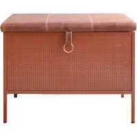 Maze Frank opbergbankje Cinnamon-vintage cognac