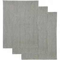 House Doctor Cook Theedoek 55x75 Cm Pak Van 4 Donkergrijs - Keukenhanddoeken Katoen Dark Grey - 900000314