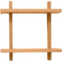 Andersen Furniture Treat Wandplank Dubbel 34x34 Cm Geolied - Wandplanken Eiken Oiled Oak - 4-421025