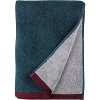Mette Ditmer Soft gastendoek 40x55 cm 2-pack Midnight blue-light grey