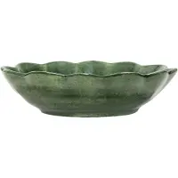 Mateus Oyster Kom 16x18 Cm Woudgroen - Serveerkommen Keramiek Forest Green - EFG362A