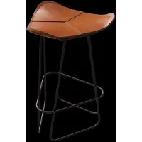 Cuero Design Pampa Barkruk 82 Cm Zwart / - Barkrukken Staal Polo - 1601311