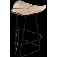 Cuero Design Pampa Barkruk 82 Cm Zwart / - Barkrukken Staal Crude Nature - 1601511