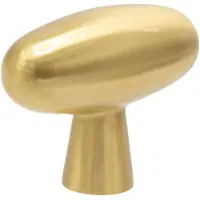 Beslag Design T Oliver Knop Messing - Knoppen en deurgrepen Zink Brass - 343415-11
